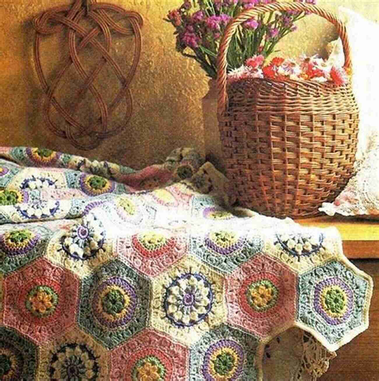 A Collection Of Vintage Crochet Hexagons Desirable Crochet Motifs : A Collection Of 71 Simple Vintage Crochet Granny Squares Hexagons Triangle Motifs