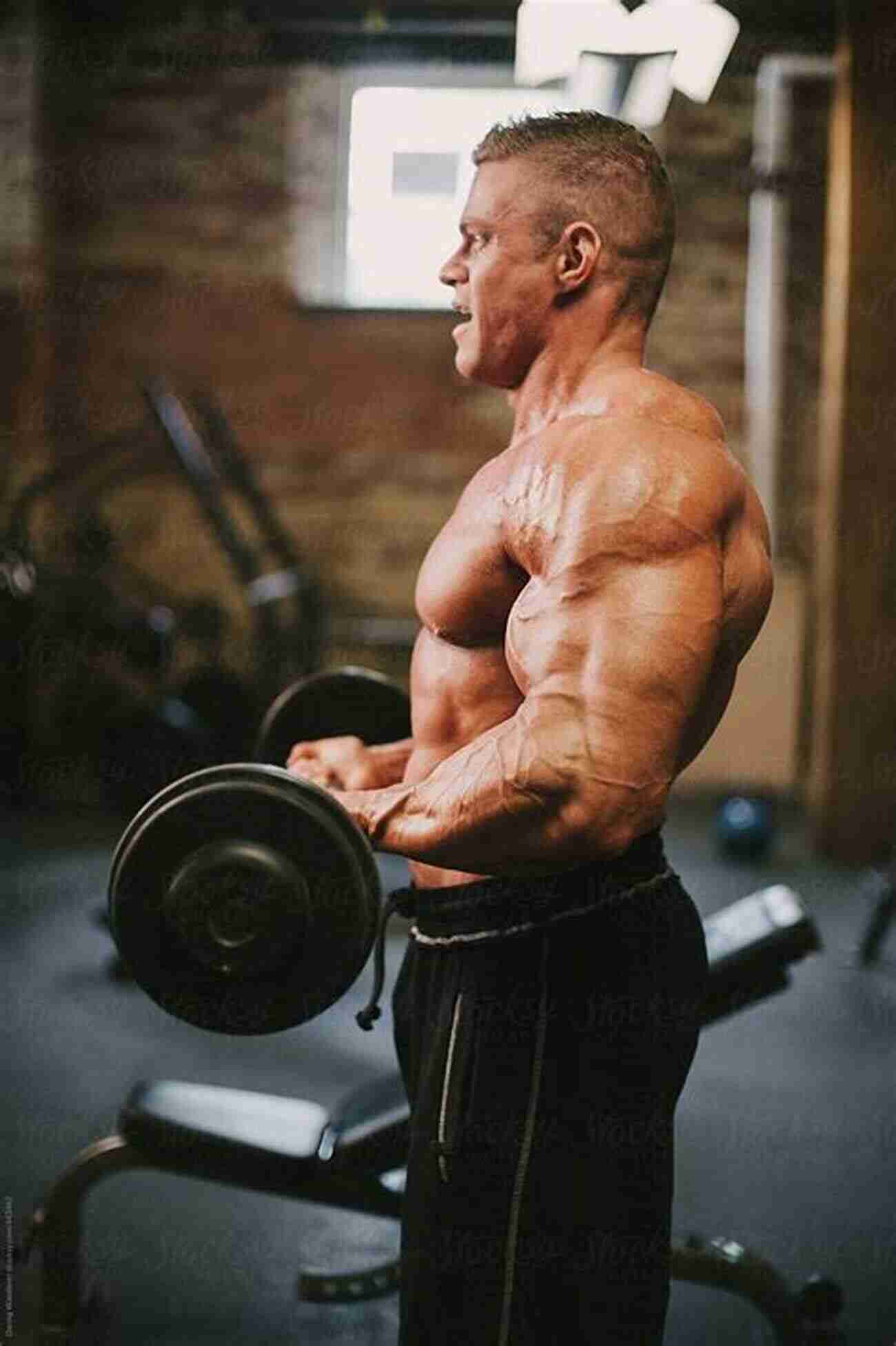 A Muscular Man Lifting Heavy Weights In A Gym Inspiring Figuratives For Artists: One Hundred Male Figuratives