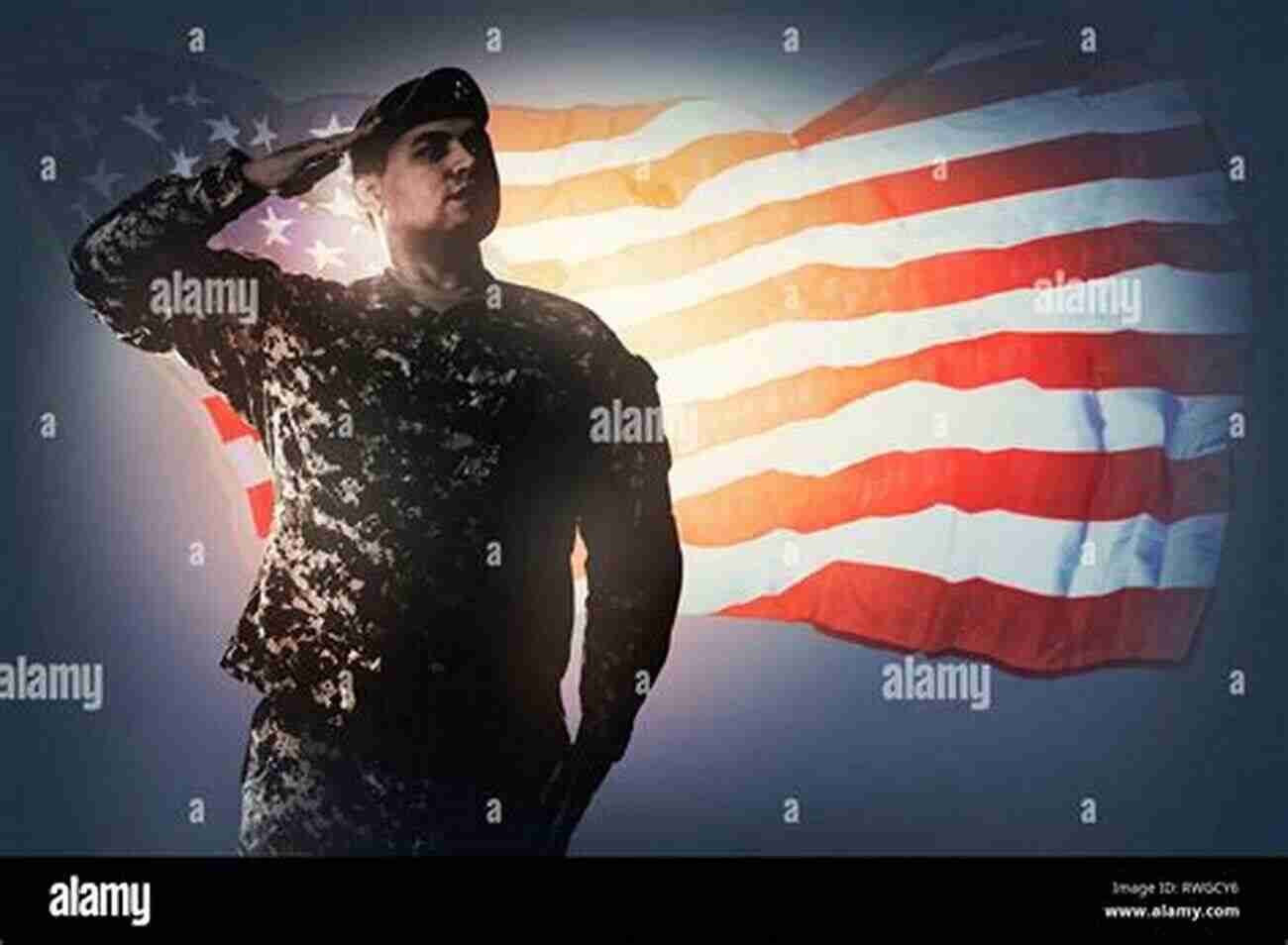 A Veteran Soldier Standing Proudly With An American Flag Behind Him Voices Of The Left Behind: Project Roots And The Canadian War Children Of World War II