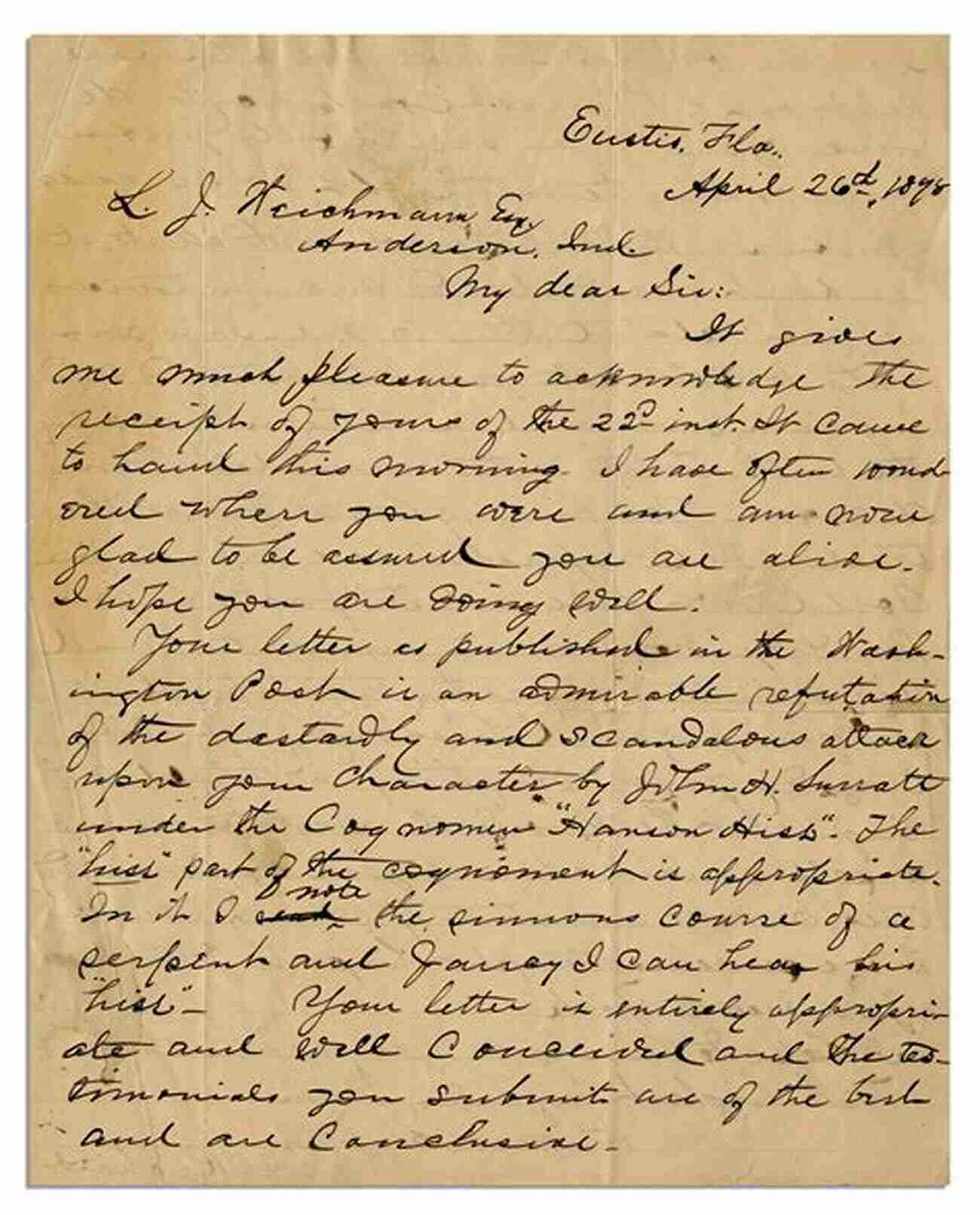 Abolitionist Sojourner Truth's Letter To President Lincoln To Address You As My Friend: African Americans Letters To Abraham Lincoln