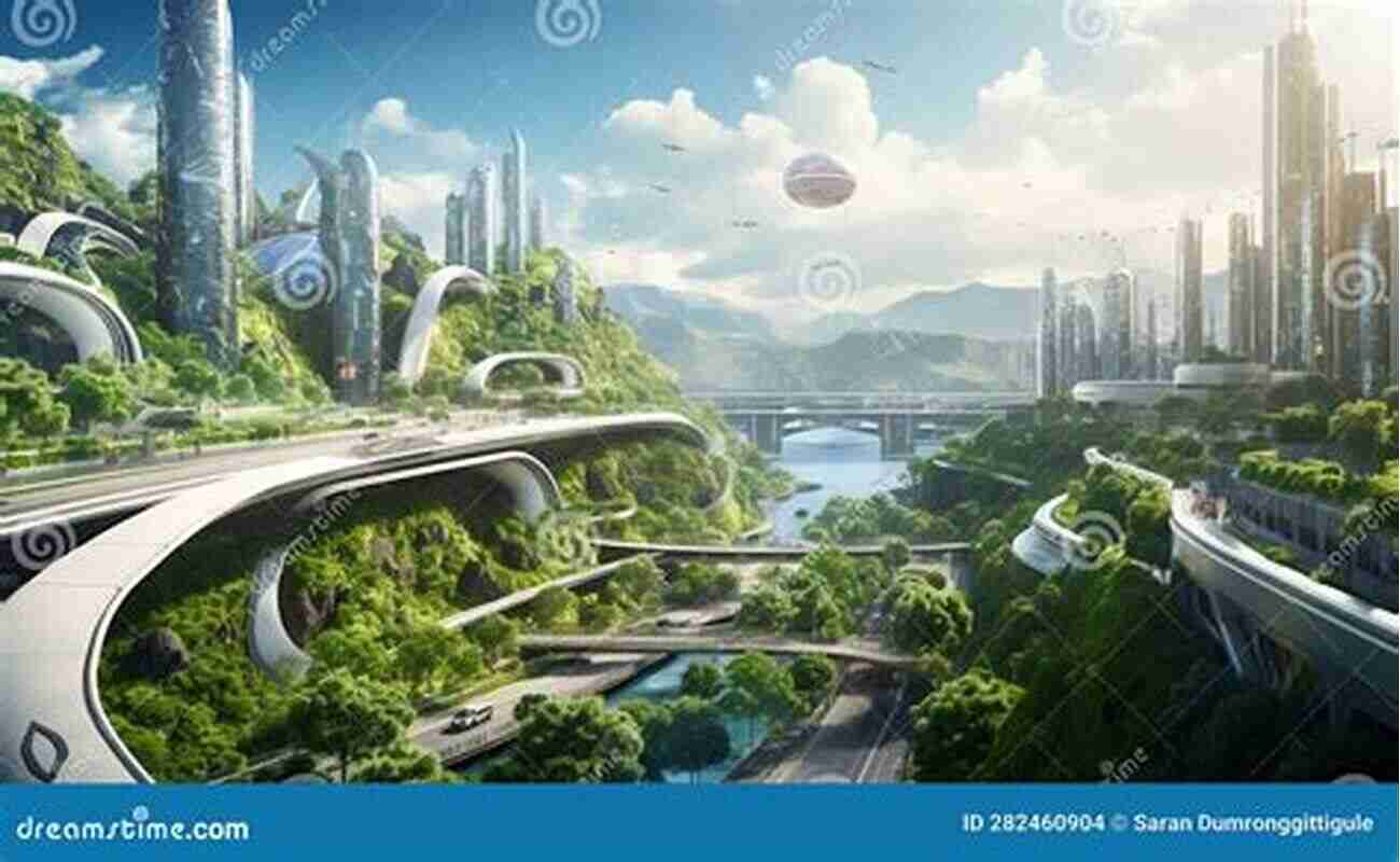 An Artist's Depiction Of A Future Cityscape Where Green Spaces And Public Parks Are Integrated Seamlessly That Wild Country: An Epic Journey Through The Past Present And Future Of America S Public Lands