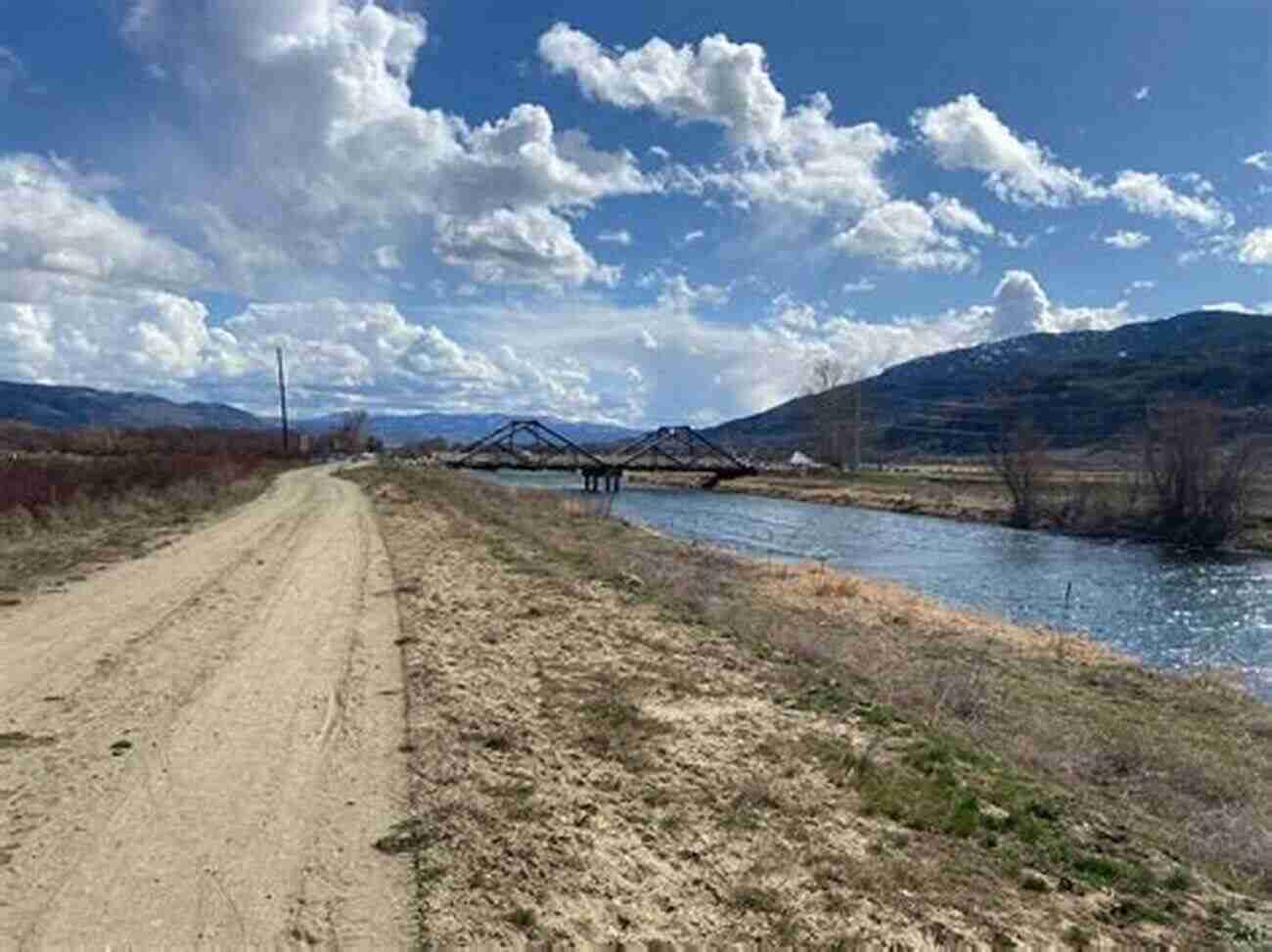 Beautiful Hiking Trail Leading Through Colorful Osoyoos Mountains Osoyoos British Columbia Canada In Colour Photos: Saving Our History One Photo At A Time (Cruising Canada 10)