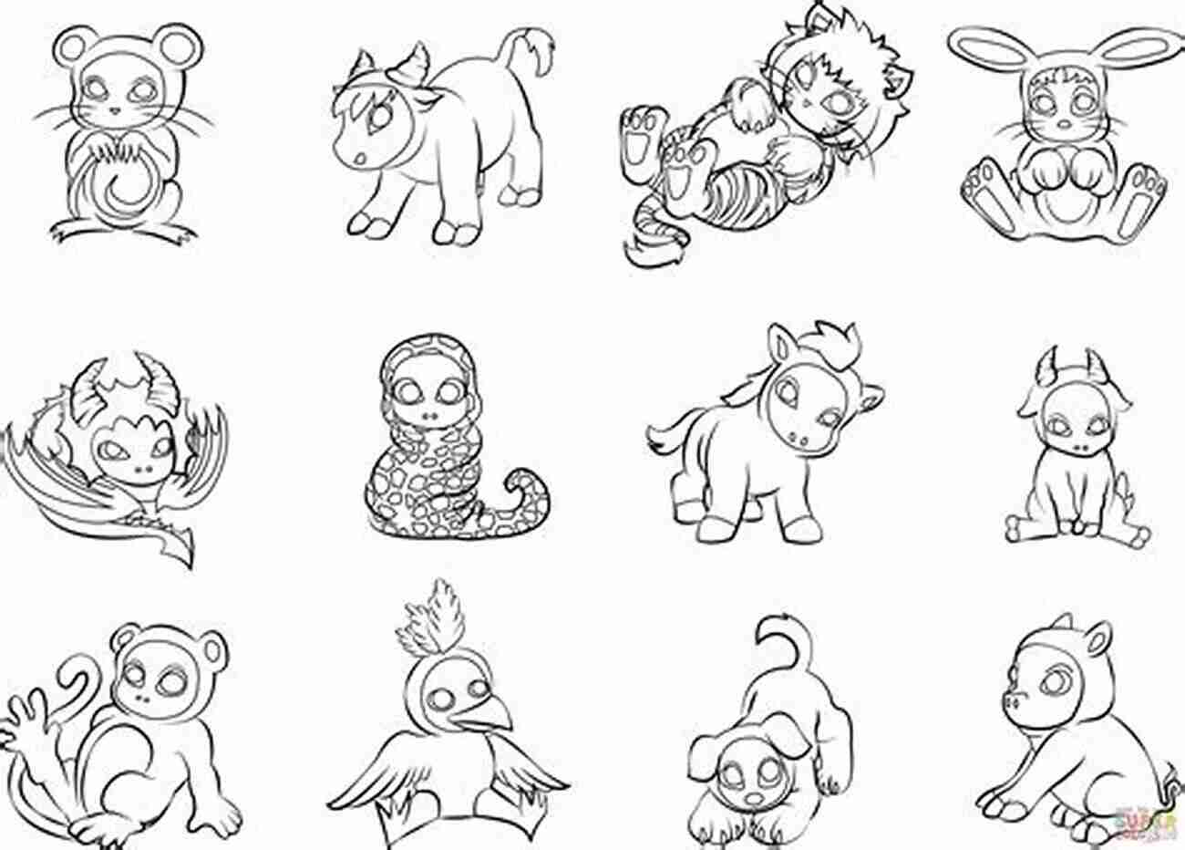 Chinese Zodiac Animals Follow Free Color: Fine The Chinese Zodiac ( Volume 2 )