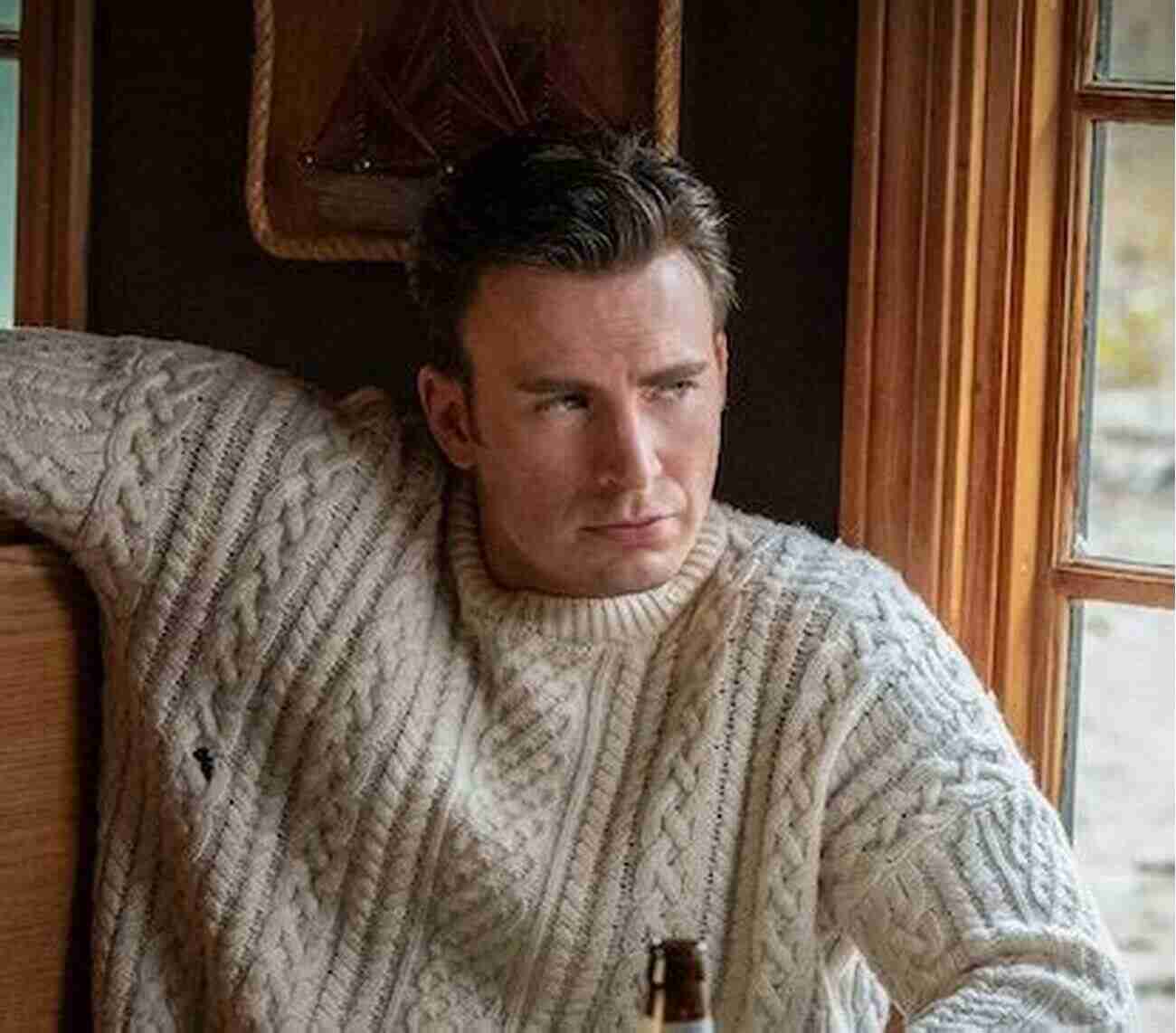 Chris Evans Wearing A Glamorous Sweater Vest Vintage Hollywood Knits: Knit 20 Glamorous Sweaters As Worn By The Stars