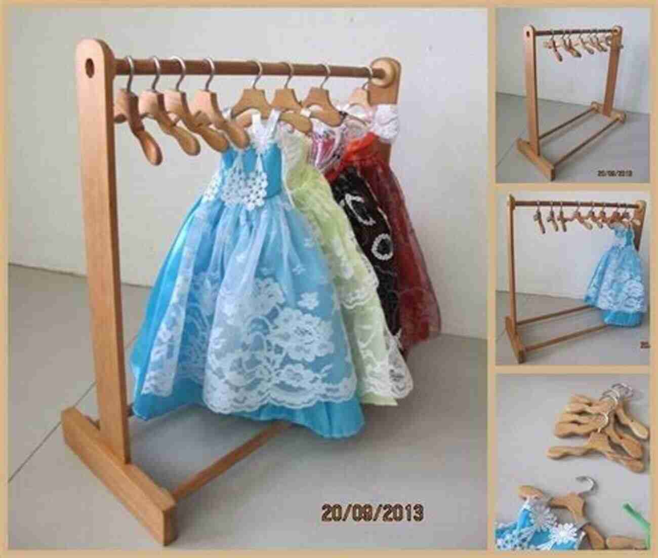 Clothing Rack Filled With Doll Dresses Doll Dress Boutique: Sew 40+ Projects For 18 Dolls