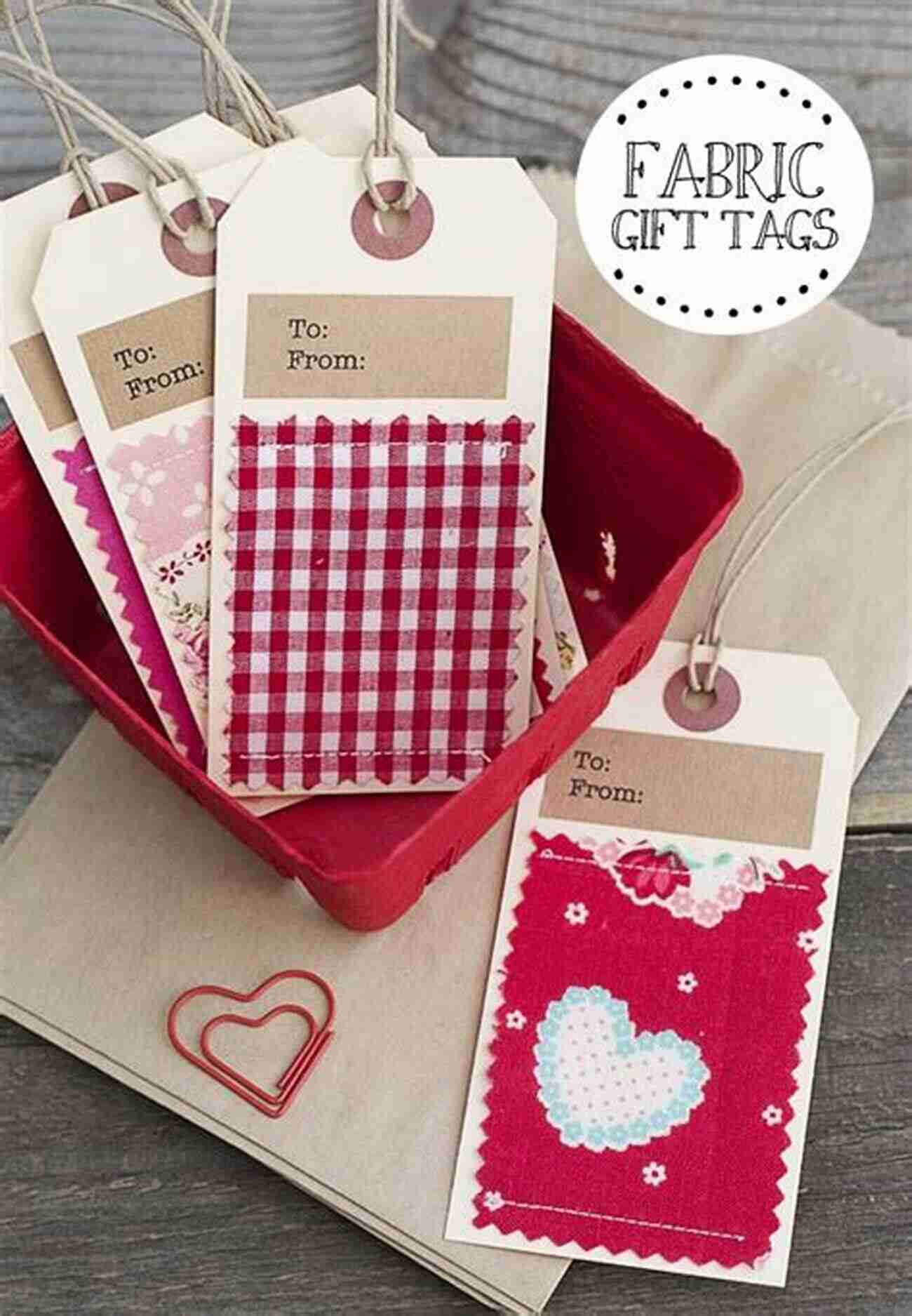 DIY Fabric Gift Tags Fat Quarter: Bags Purses: 25 Projects To Make From Short Lengths Of Fabric