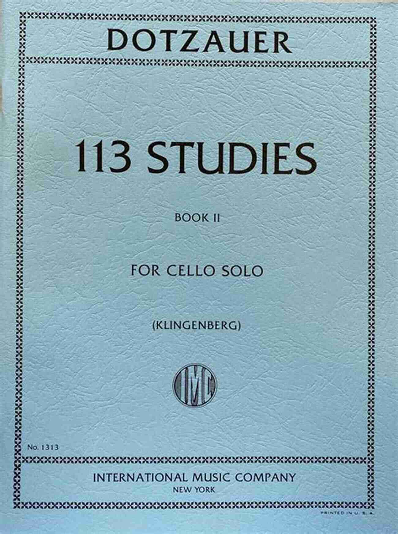 Dotzauer 113 Studies For Solo Cello Position Pieces For Cello 2