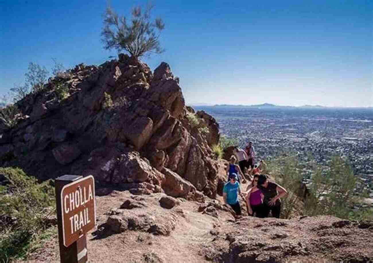 Family Hiking Camelback Mountain With The City Of Phoenix In The Background Arizona Hiking With Kids: 50 Hiking Adventures For Families