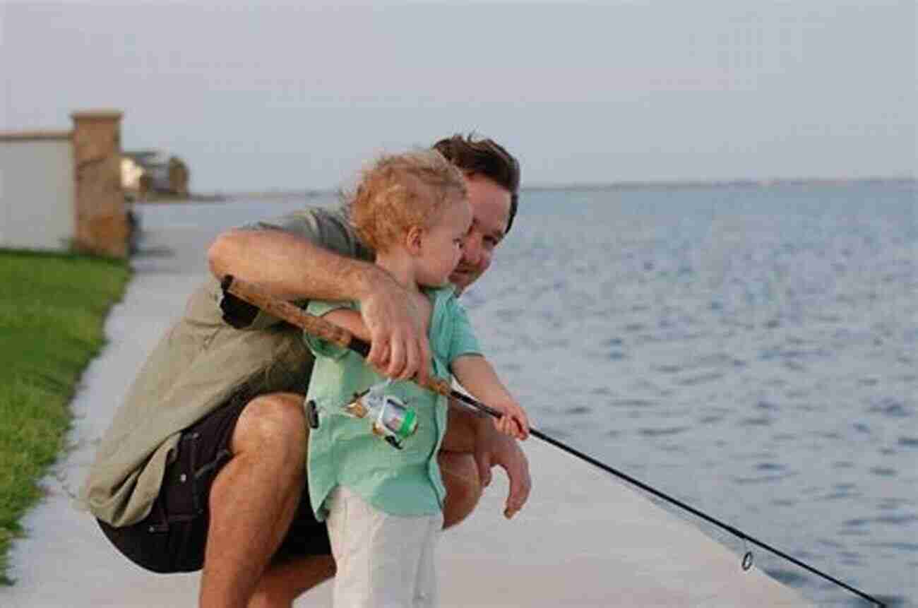 Father Teaching His Child How To Fish By The Peaceful Lake We Fish: The Journey To Fatherhood