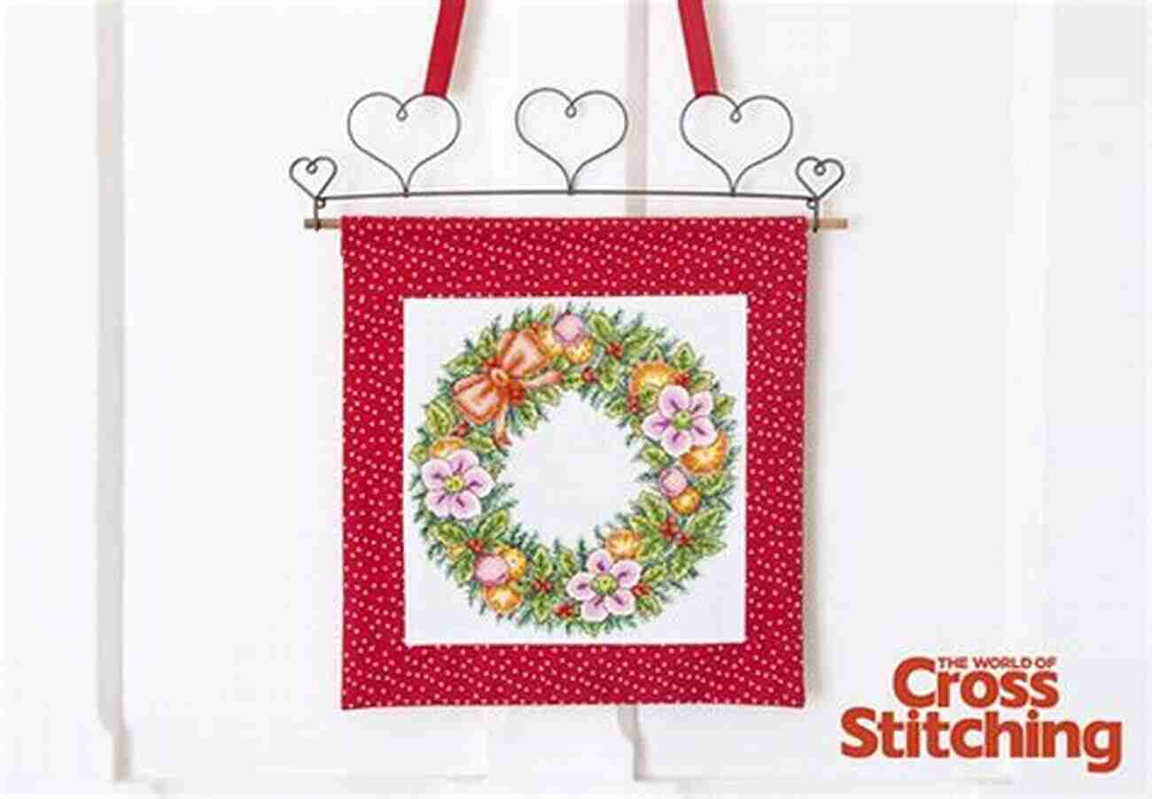 Festive Cookies Wreath Cross Stitch Pattern Christmas Cookies Cross Stitch Patterns