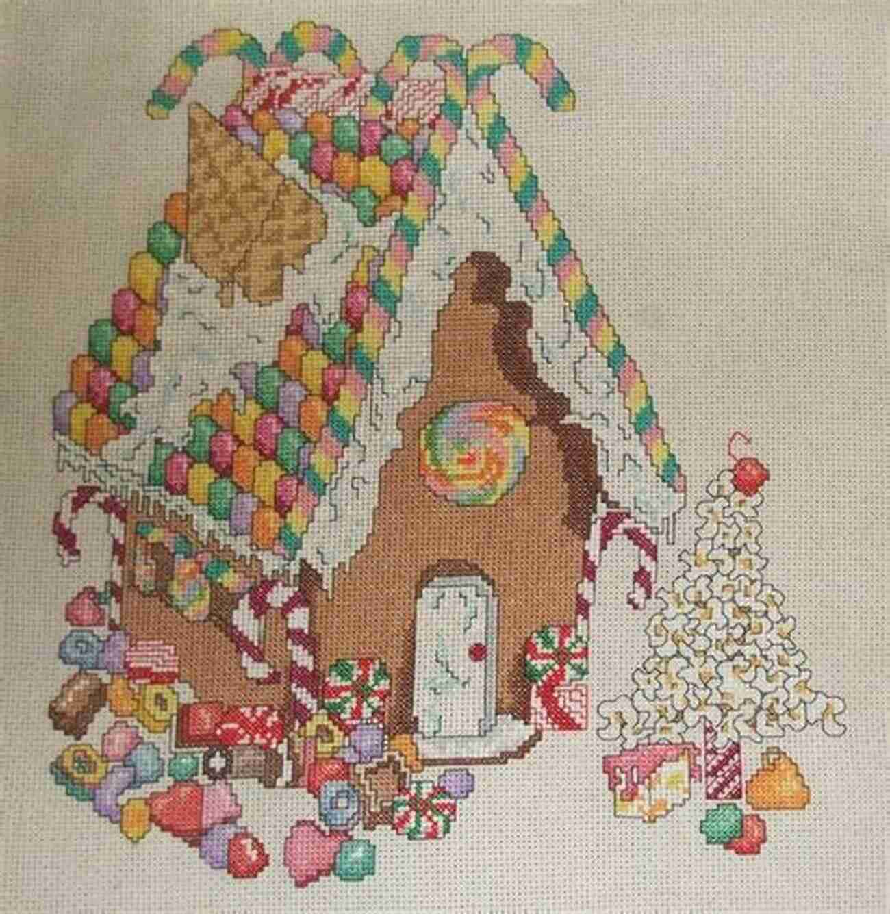 Gingerbread House Cross Stitch Pattern Christmas Cookies Cross Stitch Patterns