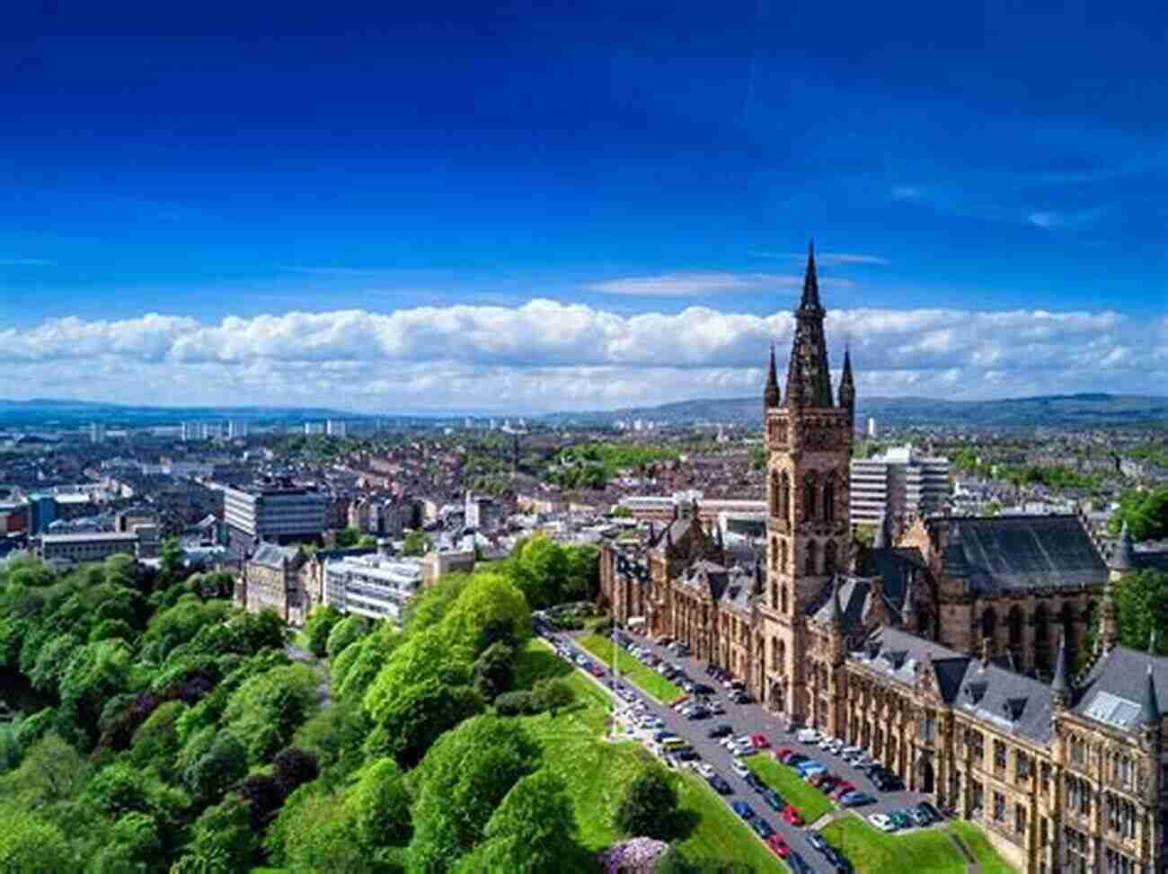 Glasgow Cityscape From A Bird's Eye View Mini Kilt Tours Self Drive Touring Guide Glasgow To Stirling And The Trossachs (Mini Kilt Tours Self Drive Touring Guides)