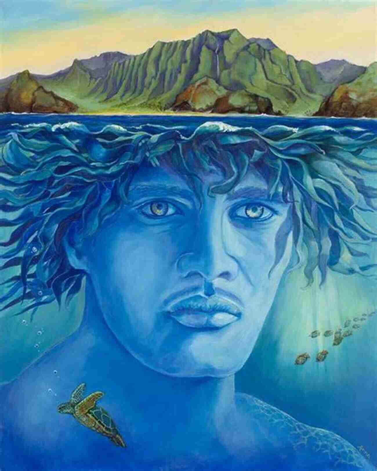 Illustration Of Kanaloa, The God Of The Ocean And All Its Creatures Hawaiian Mythology Legends Of Gods And Ghosts (Illustrated)