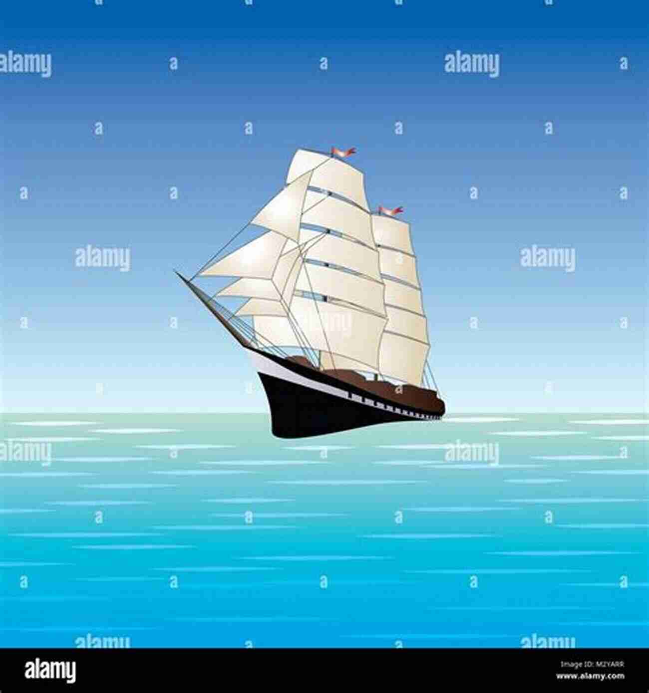 Illustration Of A Boat Sailing On The Open Sea The Illustrated Boat Dictionary In 9 Languages