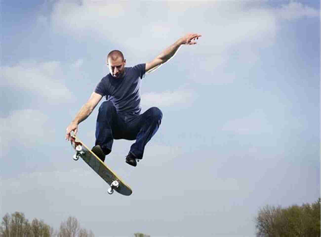 Image Of Ricky Roberts III Performing A High Flying Kickflip At The Skate Park Thank You Skateboarding Ricky Roberts III