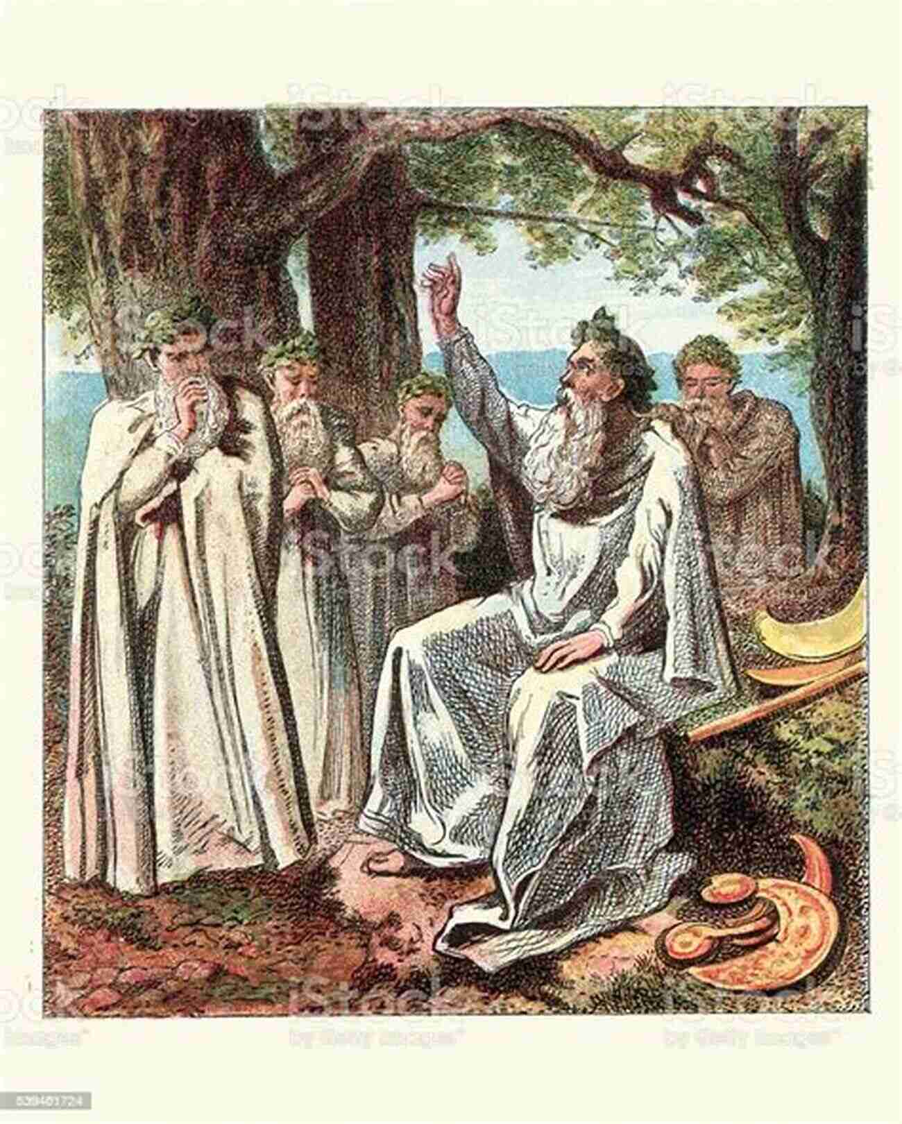 Image Of Ancient Druids In Britain Blood Mistletoe: The History Of The Druids In Britain