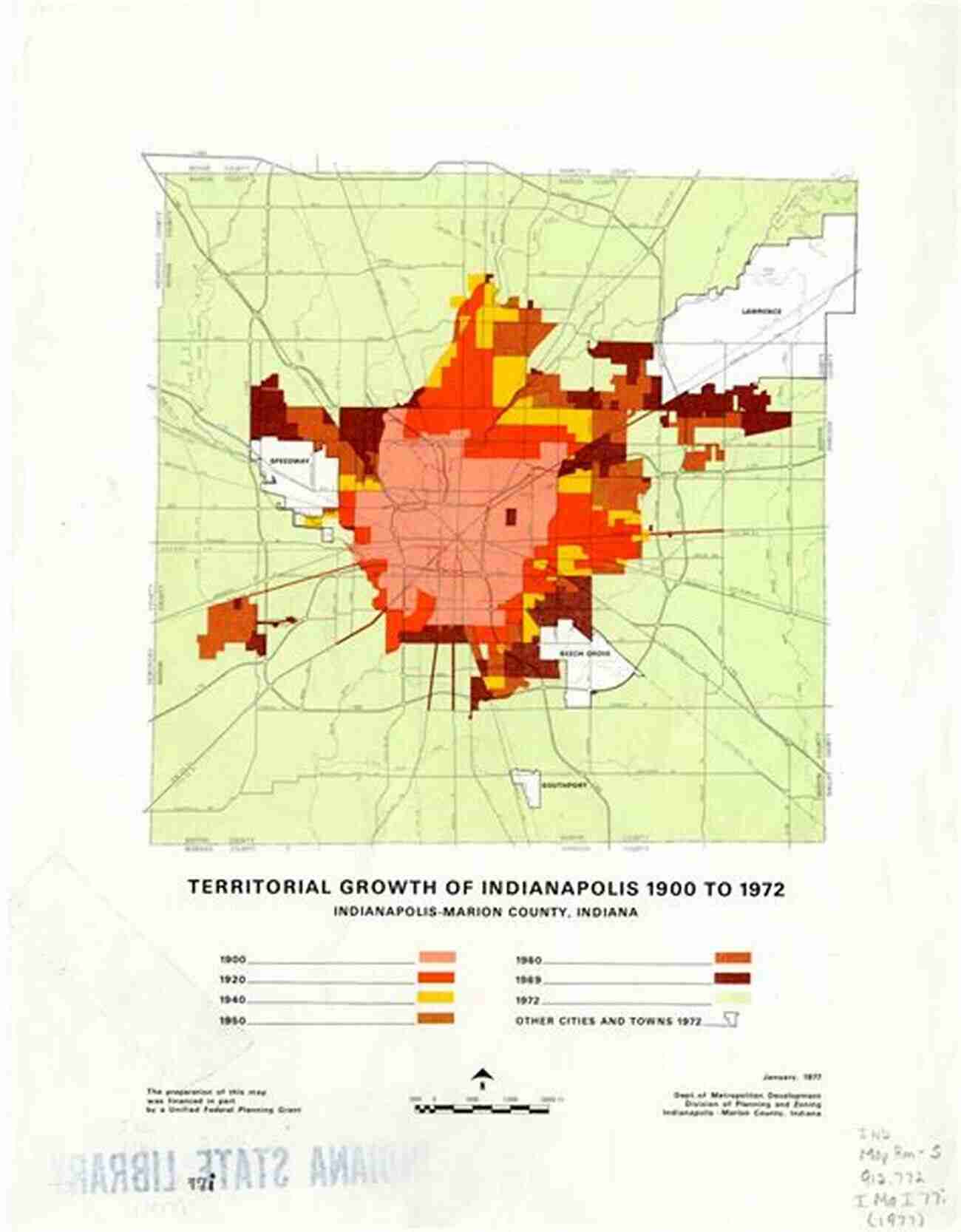 Indianapolis Growth History Of Indianapolis And Marion County Indiana Volume 1