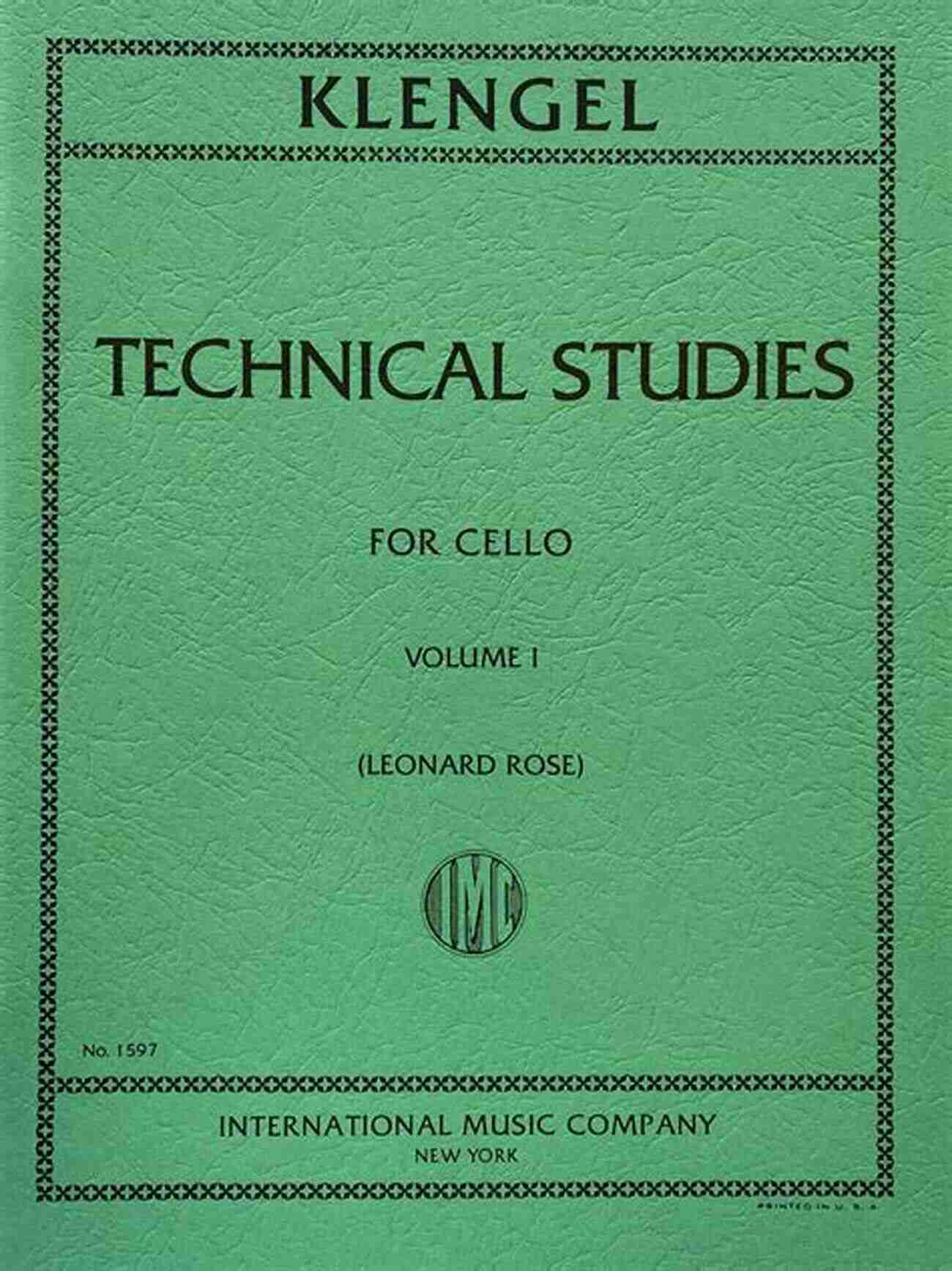 Klengel Technical Studies For Cello Position Pieces For Cello 2