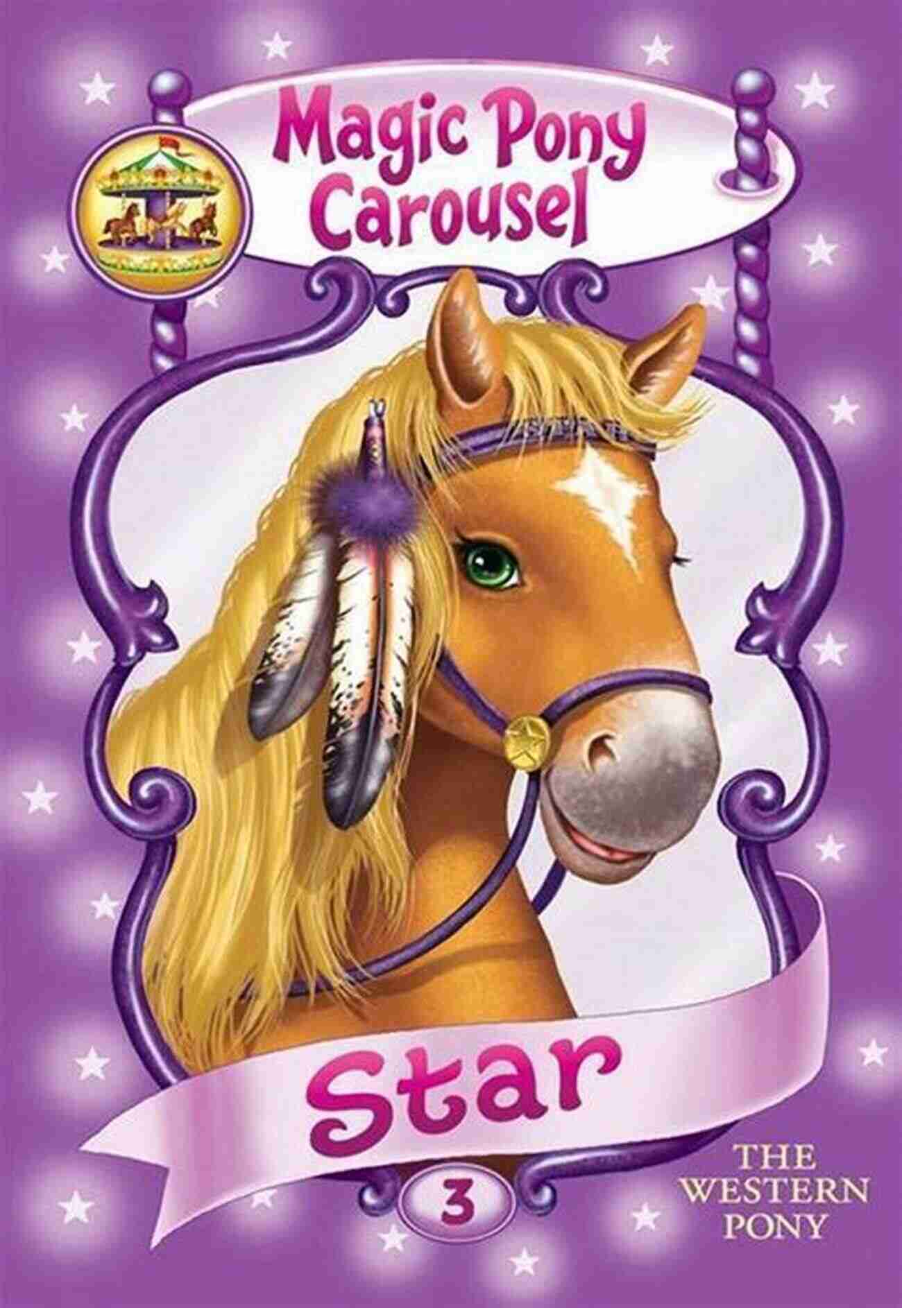 Magic Pony Carousel Star The Western Pony Galloping Through A Field With Its Luscious Mane Flowing In The Wind Magic Pony Carousel #3: Star The Western Pony