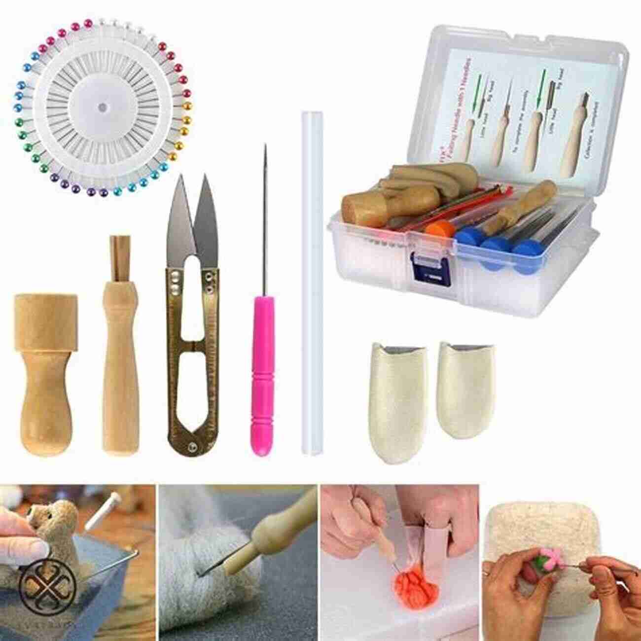 Needle Felting Tools And Supplies HOW TO NEEDLE FELT FOR BEGINNERS : A COMPLETE STEP BY STEP GUIDE ON HOW TO MAKE NEEDLE FELT