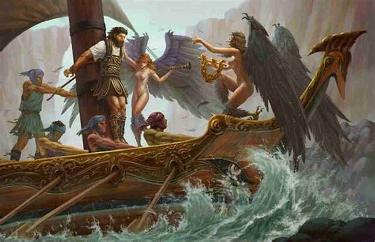 Odysseus Sailing Past The Sirens, Greek Mythology Artwork The Adventures Of Odysseus And The Tales Of Troy