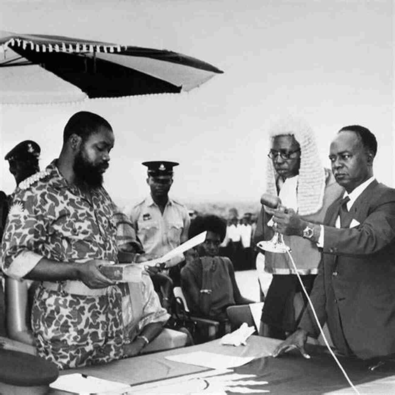 Ojukwu Giving A Speech THE PEOPLE S GENERAL: The Theatrical Biography Of Ojukwu As An Institution