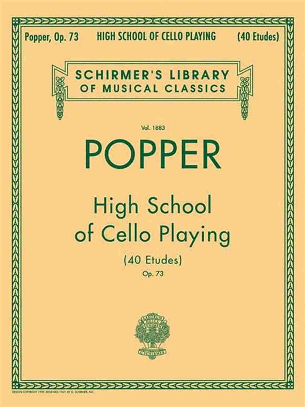 Popper High School Of Cello Playing Position Pieces For Cello 2