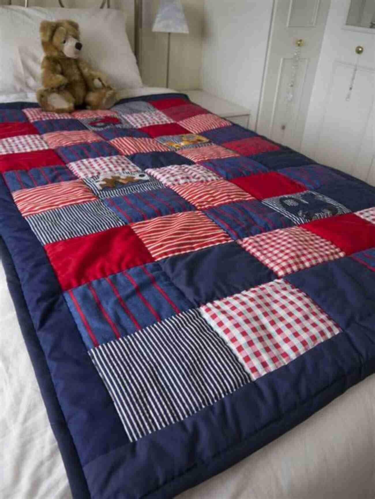 Rag Quilt Displayed On A Bed How To Make Rag Quilt: The Perfect Step By Step Guide On How Making Rag Quilt From Start To Finish With Screenshots