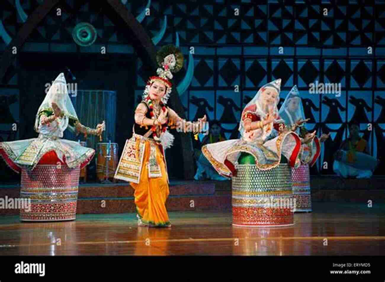 Raslila Performers Enacting Scenes From Lord Krishna's Life Folk Theatres Of North India: Contestation Amalgamation And Transference