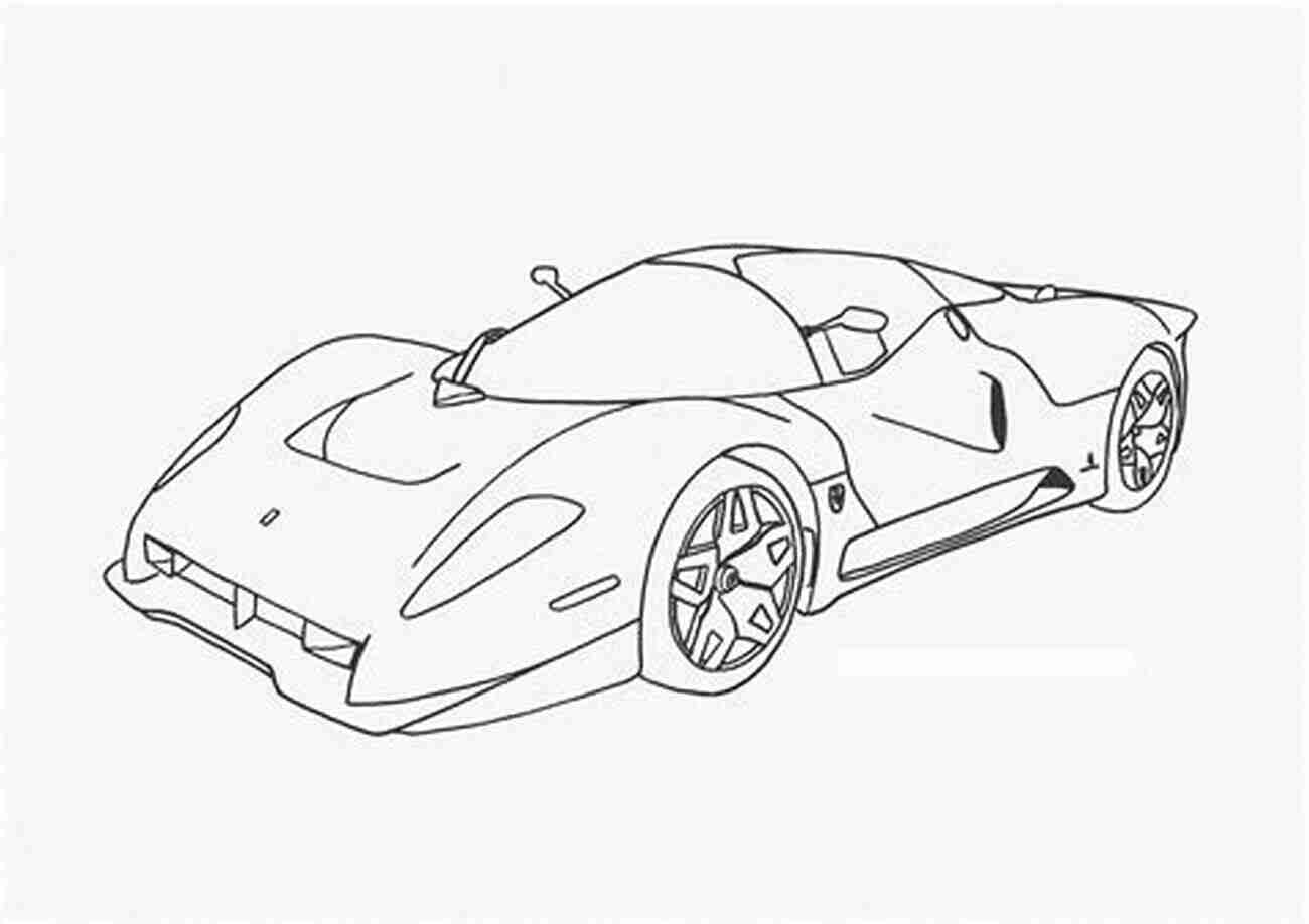 Red Sports Car Coloring Page 36 Cars Coloring For Kids Ages 4 8