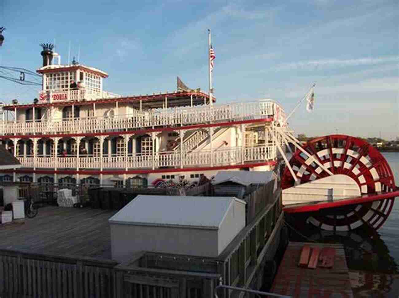 Scenic View Of Illinois River With A Historic Paddleboat 600 MILES OF CANOEING: WISCONSIN AND ILLINOIS RIVERS (DOWN HISTORIC WATERWAYS 1)