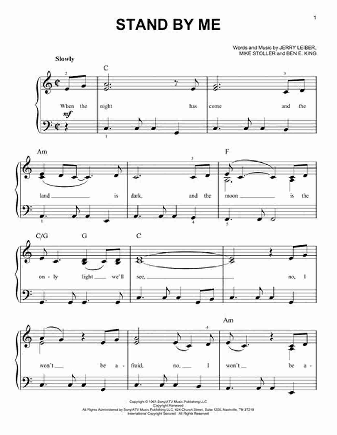 Stand By Me Sheet Music For Autoharp First 50 Songs You Should Play On Autoharp