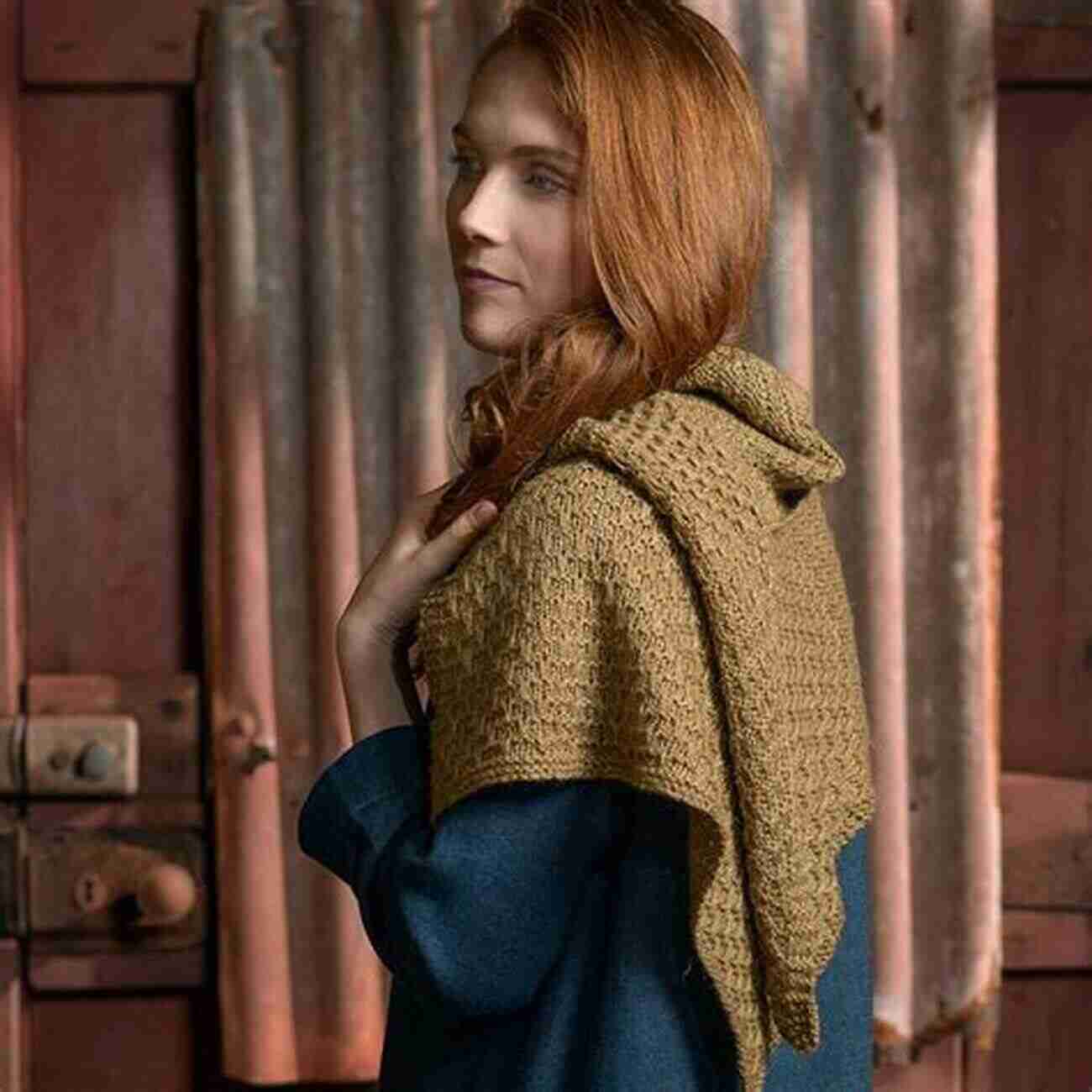 Textured Shawl Fashion Inspiration Dressed In Knits: 19 Designs For Creating A Custom Knitwear Collection