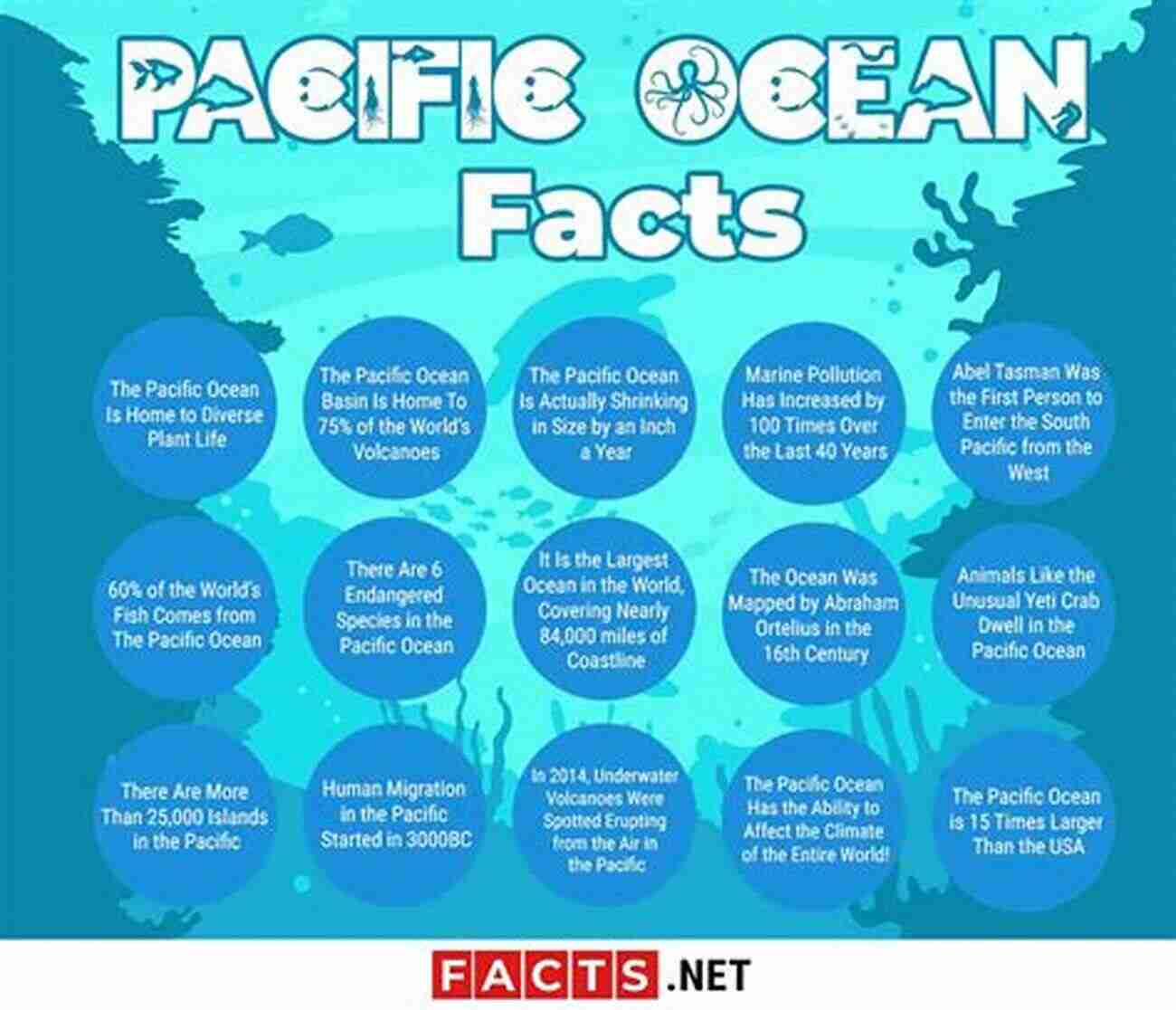 The Pacific Ocean Ocean Facts: 101 Mind Blowing Ocean And Marine Life Facts : Ocean For All The Mystery Lovers Explorers And Creative Minds (101 Facts 2)