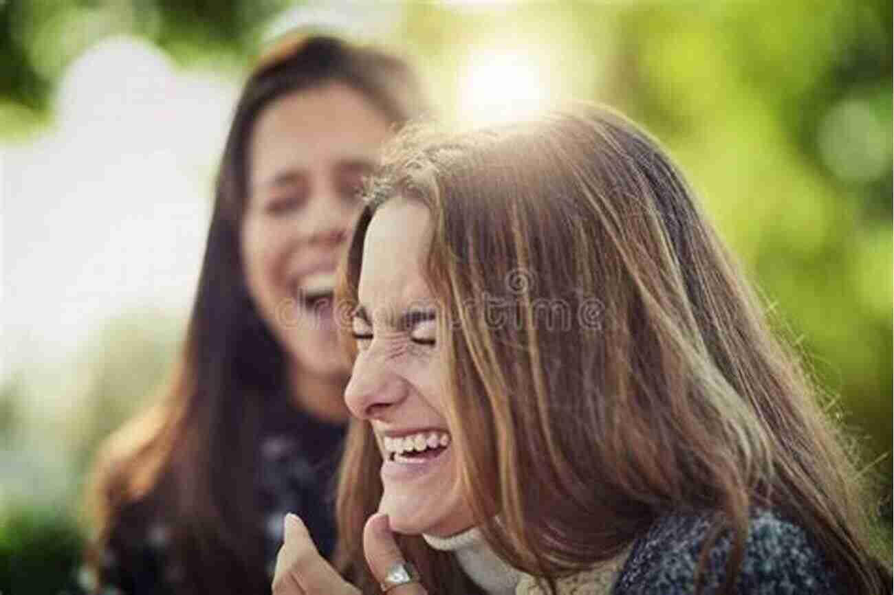 Two Close Friends Sharing Laughter In A Beautiful Park Big Friendship: How We Keep Each Other Close