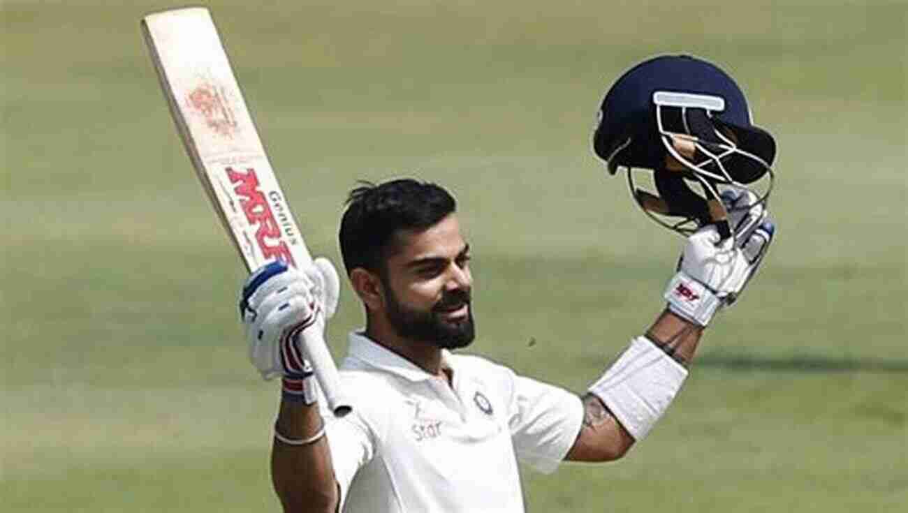 Virat Kohli Holding Cricket Bat And Celebrating A Victory VIRAT: The Making Of A Champion