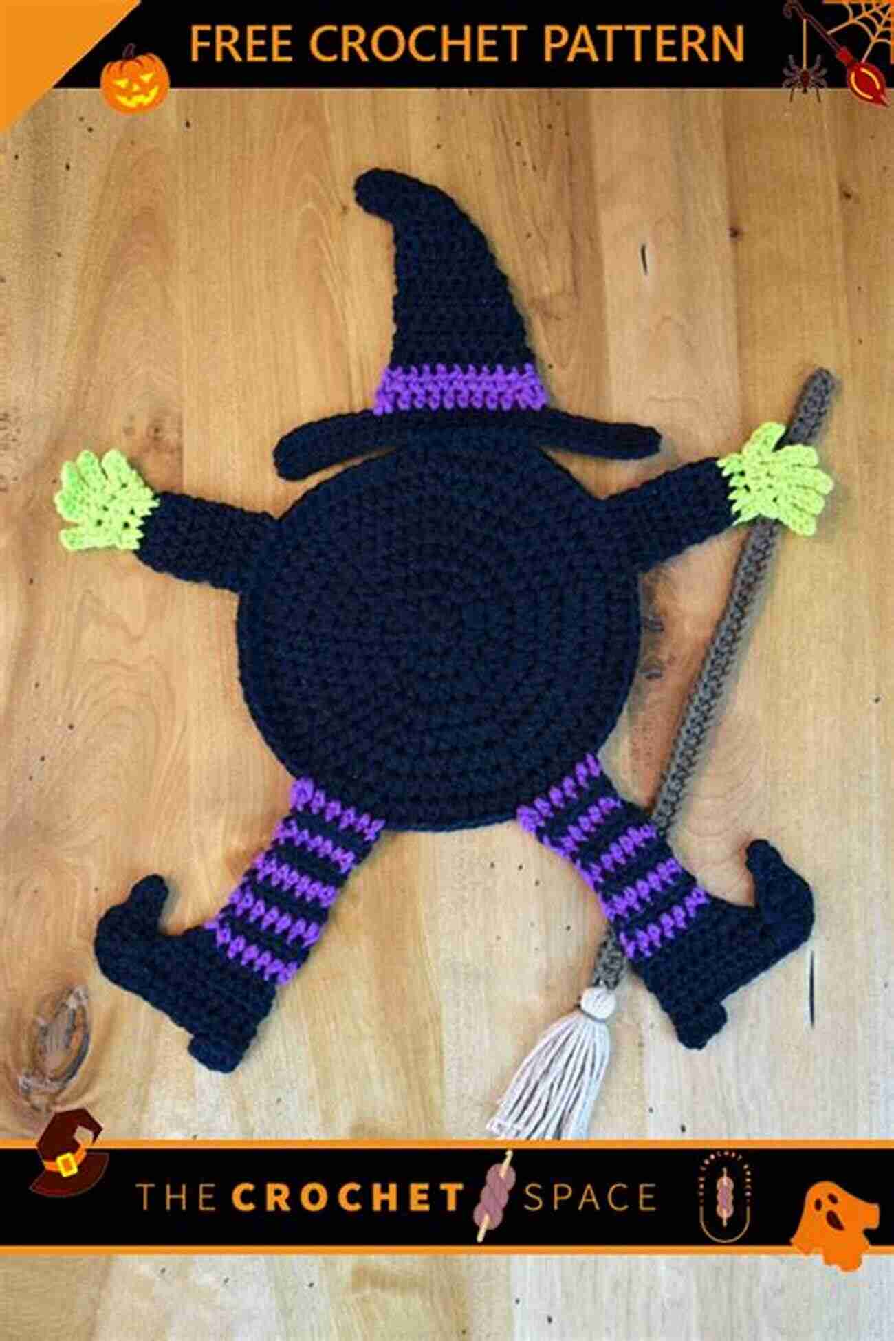 Witch Hat Coasters Protect Your Surfaces With These Cute And Practical Witch Hat Coasters! Amigurumi Witch Projects: Easy Crochet Witch Patterns For Halloween