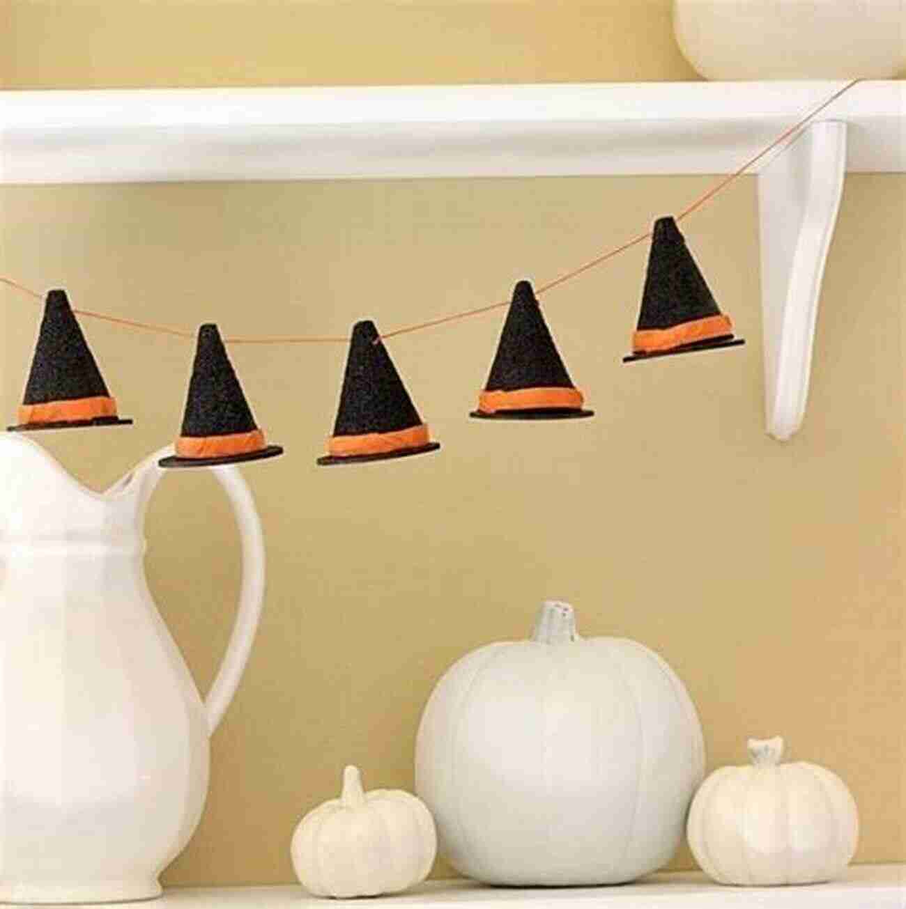 Witch Hat Garland Decorate Your Space With This Crochet Witch Hat Garland! Amigurumi Witch Projects: Easy Crochet Witch Patterns For Halloween