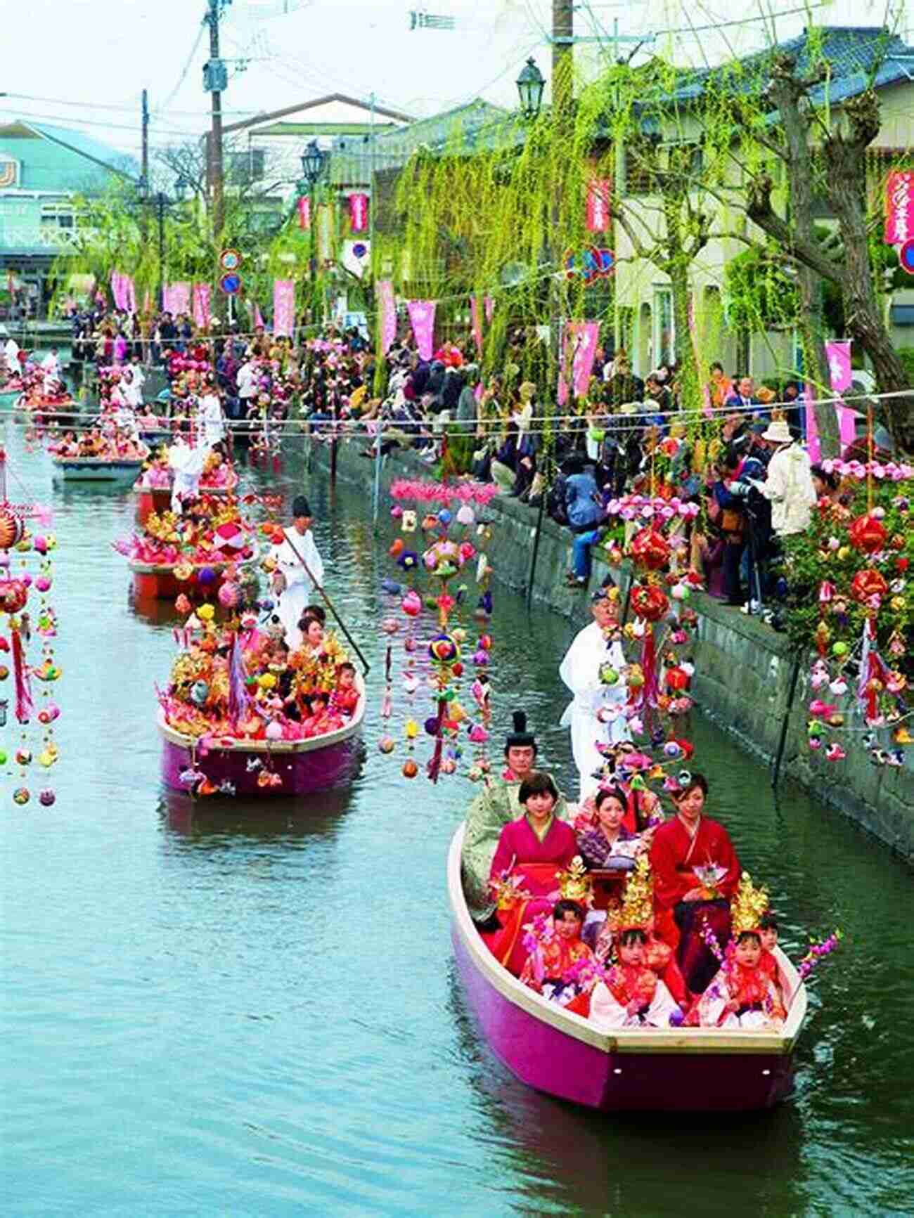 Yanagawa Canal Japanese Girls Festival In Yanagawa (Lunch At My Favorite Cafe)