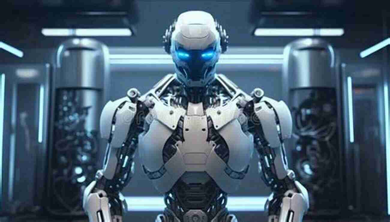 A Detailed Image Of Quantum X 37, A Sleek Humanoid Robot With Silver Metallic Skin And Glowing Blue Eyes 123: Robots Of The Numeric Planet