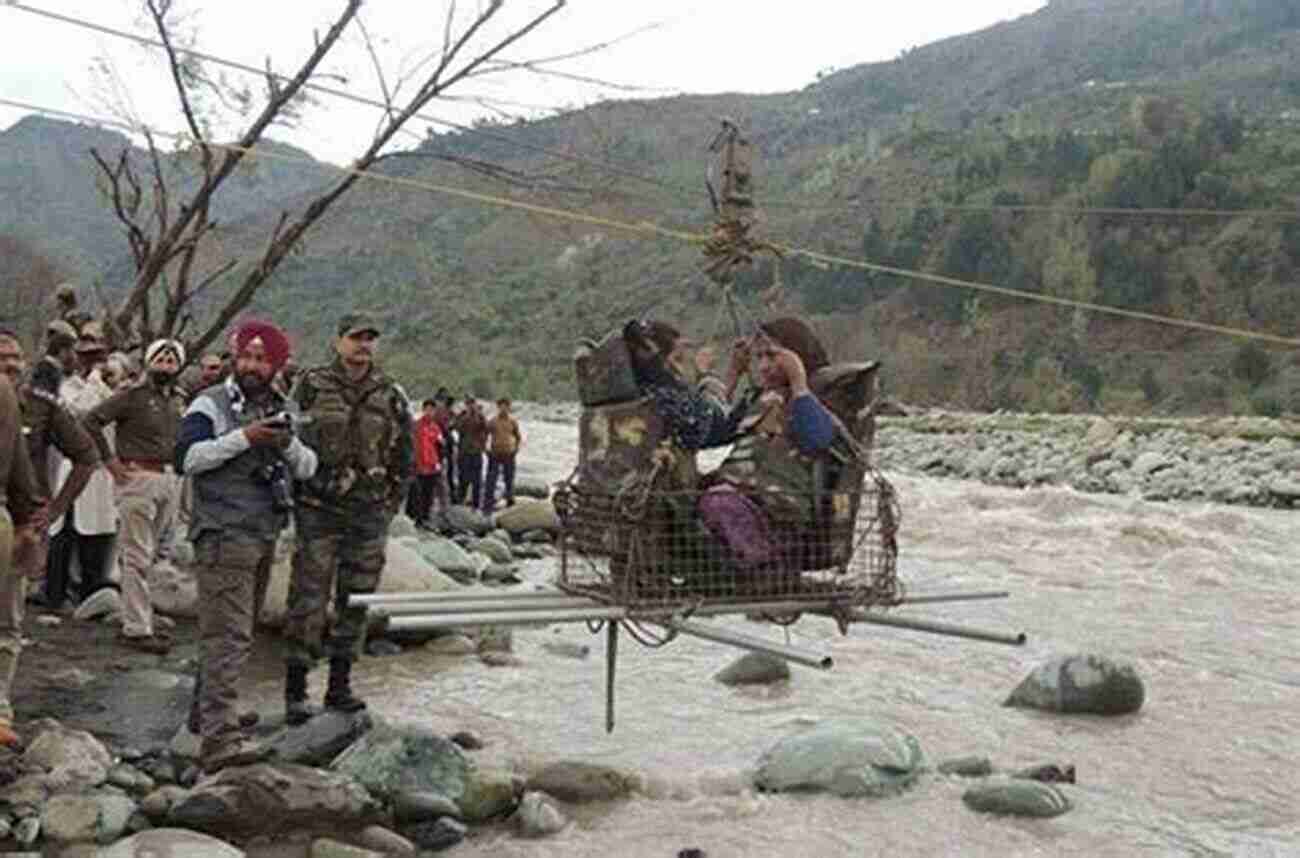 Image Depicting An Adventurous Pursuit Amidst The Flood Ravaged Valley The Valley And The Flood