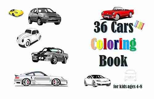 36 Cars Coloring For Kids Ages 4 8