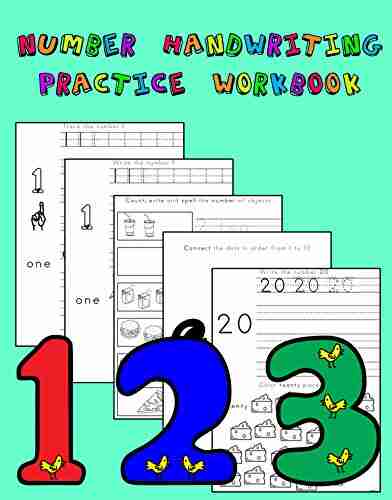 Number Handwriting Practice Workbook: Master Printing Numbers Spelling Numbers Counting And More