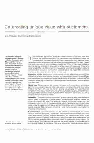 The Future of Competition: Co Creating Unique Value With Customers