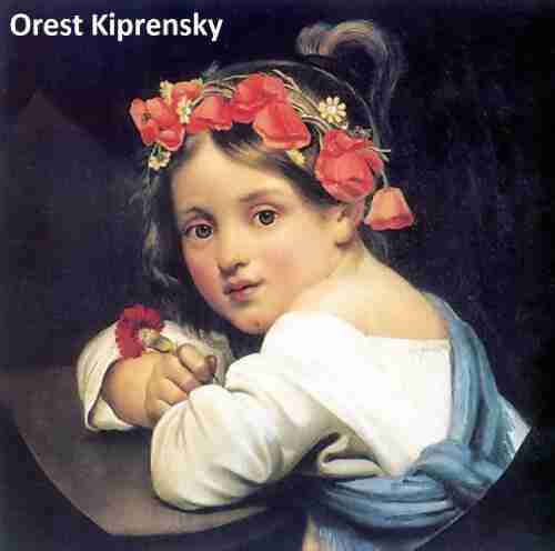 219 Color Paintings Of Orest Kiprensky Russian Portrait Painter (March 24 1782 October 17 1836)